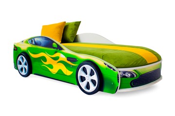 Детская кровать-машина Бондимобиль зеленый в Астрахани