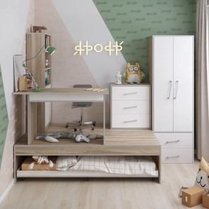 Комплект мебели в детскую Ярофф Подиум, Ясень/Белое дерево в Астрахани