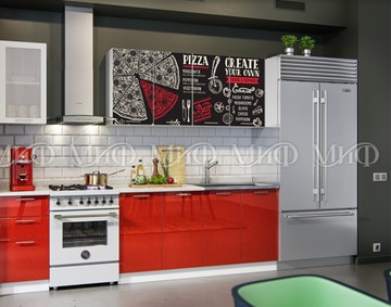 Кухонный гарнитур фотопечать Пицца 1,8 в Астрахани