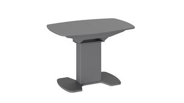 Стеклянный обеденный стол Портофино (СМ(ТД)-105.01.11(1)), цвет Серое/Стекло серое матовое LUX в Астрахани