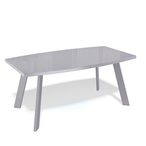 Кухонный раздвижной стол SL1600 (серый/стекло серое глянец) в Астрахани