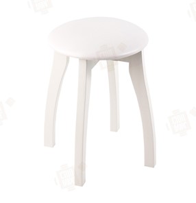 Обеденный стул Луго, аттика белый, каркас массив белый в Астрахани