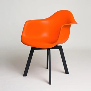 Обеденный стул DSL 330 Grand Black (Оранжевый) в Астрахани