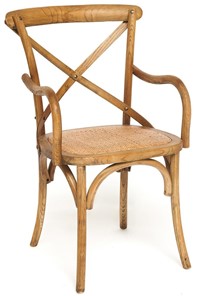 Обеденный стул с подлокотниками CROSS (mod.CB2008) 55х52х91 Груша (№3) арт.10982 в Астрахани