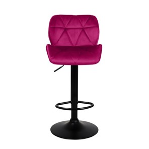 Барный стул Кристалл  WX-2583 белюр бордовый в Астрахани
