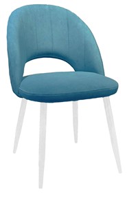 Обеденный стул 217 V16 голубой/белый в Астрахани