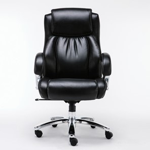 Кресло Brabix Premium Status HD-003 (рециклированная кожа, хром, черное) 531821 в Астрахани