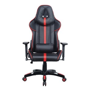 Кресло компьютерное Brabix GT Carbon GM-120 (две подушки, экокожа, черное/красное) 531931 в Астрахани