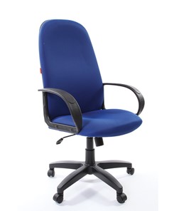 Кресло компьютерное CHAIRMAN 279 TW 10, цвет синий в Астрахани