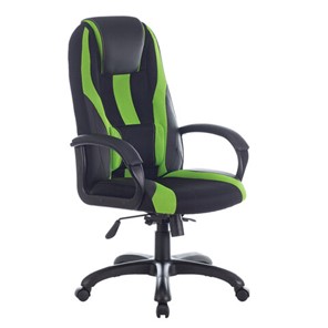 Компьютерное кресло Brabix Premium Rapid GM-102 (экокожа/ткань, черное/зеленое) 532419 в Астрахани