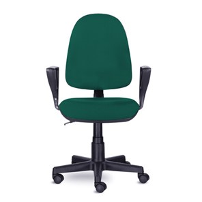 Офисное кресло Brabix Prestige Ergo MG-311 (регулируемая эргономичная спинка, ткань,черно-зеленое) 532421 в Астрахани