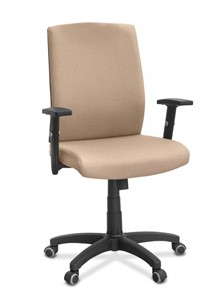 Офисное кресло для руководителя Alfa A/MK/1D, ткань Bahama / бежевая в Астрахани