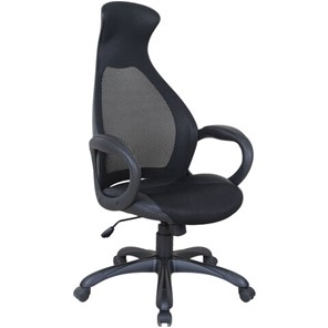 Кресло офисное Brabix Premium Genesis EX-517 (пластик черный, ткань/экокожа/сетка черная)   531574 в Астрахани