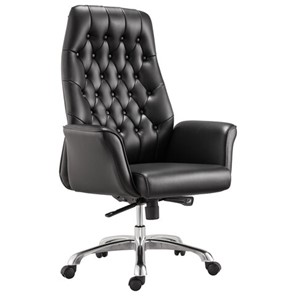 Кресло офисное BRABIX PREMIUM "Legacy EX-750", синхромеханизм, алюминий, экокожа, черное, 532492 в Астрахани