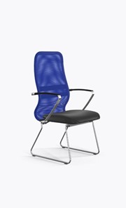 Кресло офисное Метта Ergolife Sit 8 B2-9K - X1+Extra (Синий-Черный) в Астрахани