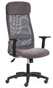 Офисное кресло PROFIT PLT флок/ткань, серый, 29/W-12, арт.20537 в Астрахани