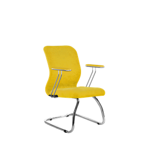 Кресло компьютерное SU-Mr-4/подл.078/осн.007 желтый в Астрахани