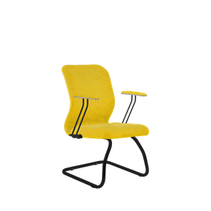Кресло компьютерное SU-Mr-4/подл.079/осн.008 желтый в Астрахани