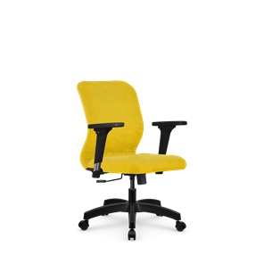 Офисное кресло SU-Mr-4/подл.200/осн.001 желтый в Астрахани