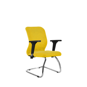 Офисное кресло SU-Mr-4/подл.200/осн.007 желтый в Астрахани