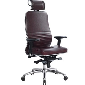 Офисное кресло Samurai KL-3.04, темно-бордовый в Астрахани