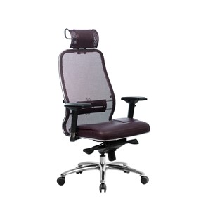 Кресло офисное Метта Samurai SL-3.04, темно-бордовый в Астрахани