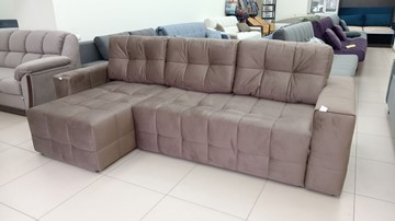 Угловой диван с оттоманкой Реал ДУ Graund 03 велюр в Астрахани