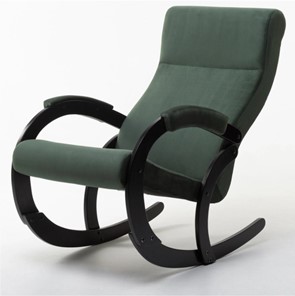 Кресло-качалка в гостиную Корсика, ткань Amigo Green 34-Т-AG в Астрахани