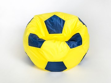 Кресло-мешок Мяч малый, желто-синий в Астрахани