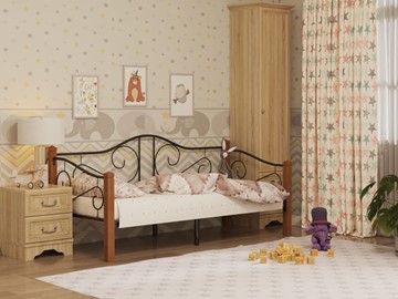 Кровать для детей Гарда 7, 90х200, черная в Астрахани