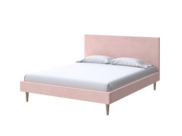 Кровать спальная Claro 160х200, Велюр (Ultra Розовый мусс) в Астрахани
