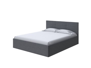 Кровать в спальню Vector Plus 160х200, Рогожка (Savana Grey (серый)) в Астрахани