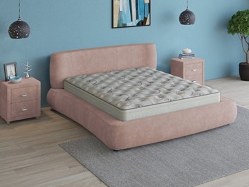 Кровать двуспальная Zephyr 180х200, (Велсофт Винтажный розовый) в Астрахани