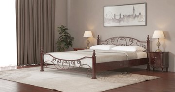 Кровать 2-спальная СВ-Стиль Барон 160*200 с основанием в Астрахани