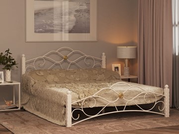 Спальная кровать Гарда 3, 160х200, белая в Астрахани