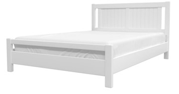 Кровать полутороспальная Ванесса из массива сосны (Белый Античный) 140х200 в Астрахани