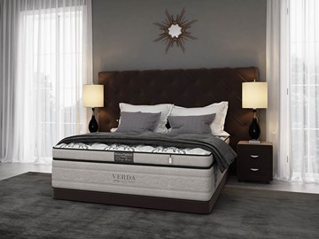 Спальная кровать Style/Basement 160х200, Флок (Велсофт Спелая слива) в Астрахани