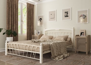 Спальная кровать Муза 1, 1400, белый в Астрахани