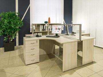 Комплект офисной мебели Комфорт (дуб шамони) №2 в Астрахани