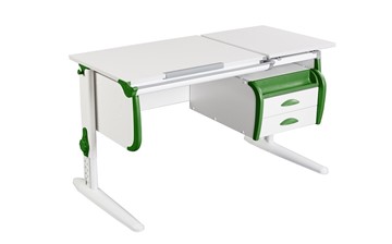 Растущий стол 1/75-40 (СУТ.25) + Tumba 3  белый/белый/Зеленый в Астрахани