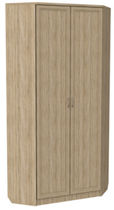 Распашной шкаф 401 угловой со штангой, цвет Дуб Сонома в Астрахани
