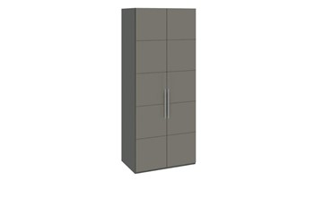 Распашной шкаф Наоми с 2-мя дверями, цвет Фон серый, Джут  СМ-208.07.03 в Астрахани