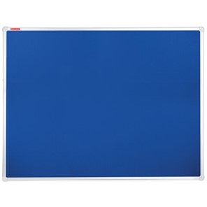 Доска  для объявлений c текстильным покрытием для объявлений 60х90 см синяя, ГАРАНТИЯ 10 ЛЕТ, РОССИЯ, BRAUBERG, 231700 в Астрахани