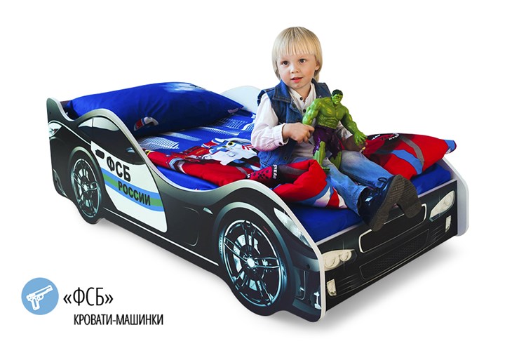 Кровать-машина детская ФСБ в Астрахани - изображение 1