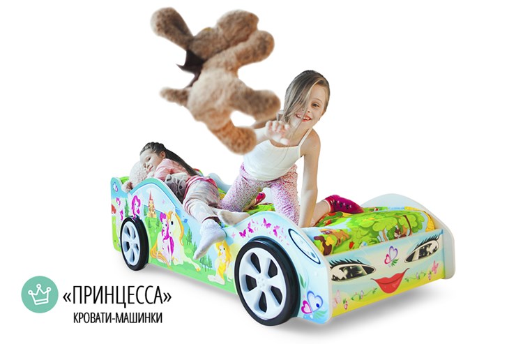 Кровать-машина детская Принцесса в Астрахани - изображение 3