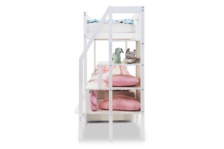 Детская двухэтажная кровать Svogen белый в Астрахани - изображение 7