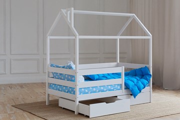 Детская кровать Домик с ящиками, цвет белый в Астрахани - предосмотр 2