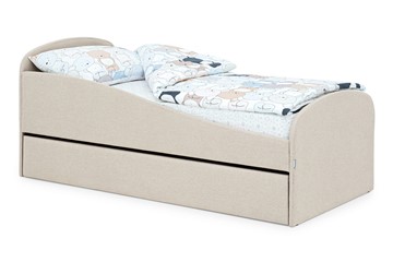 Кровать с ящиком Letmo карамель (рогожка) в Астрахани