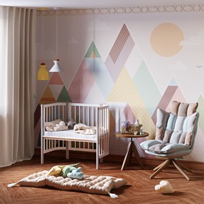 Детская кровать POLINI Kids Simple 120 Белый / Серый в Астрахани - предосмотр 7