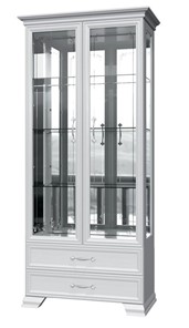 Шкаф-витрина Грация ШР-2, белый, 4 стекла в Астрахани